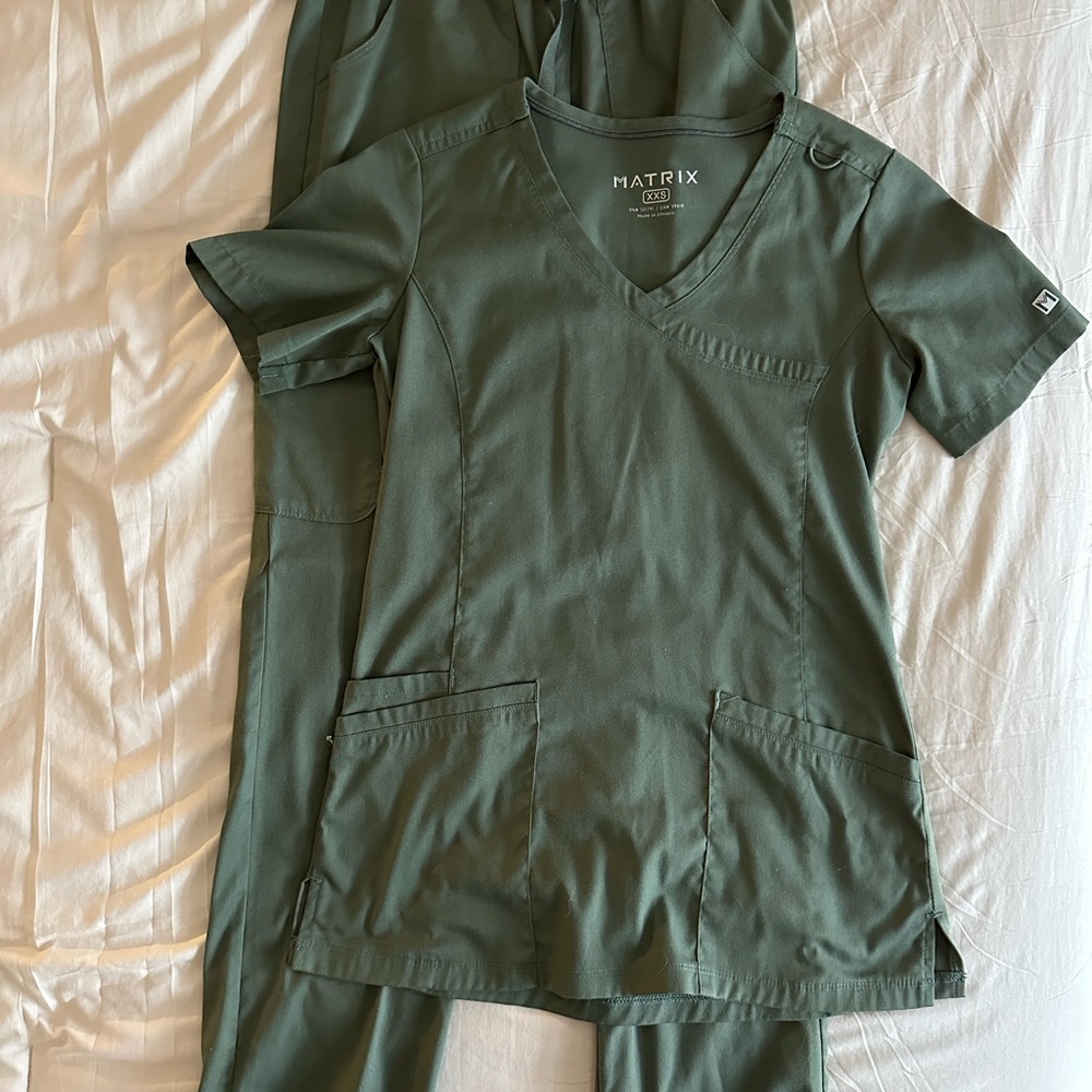 Matrix Sage Green Scrub Set